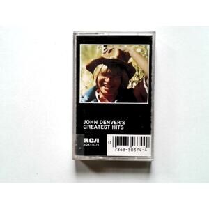 John Denver's Greatest Hits Cassette 1973 RCA Country Pop Rock Hits